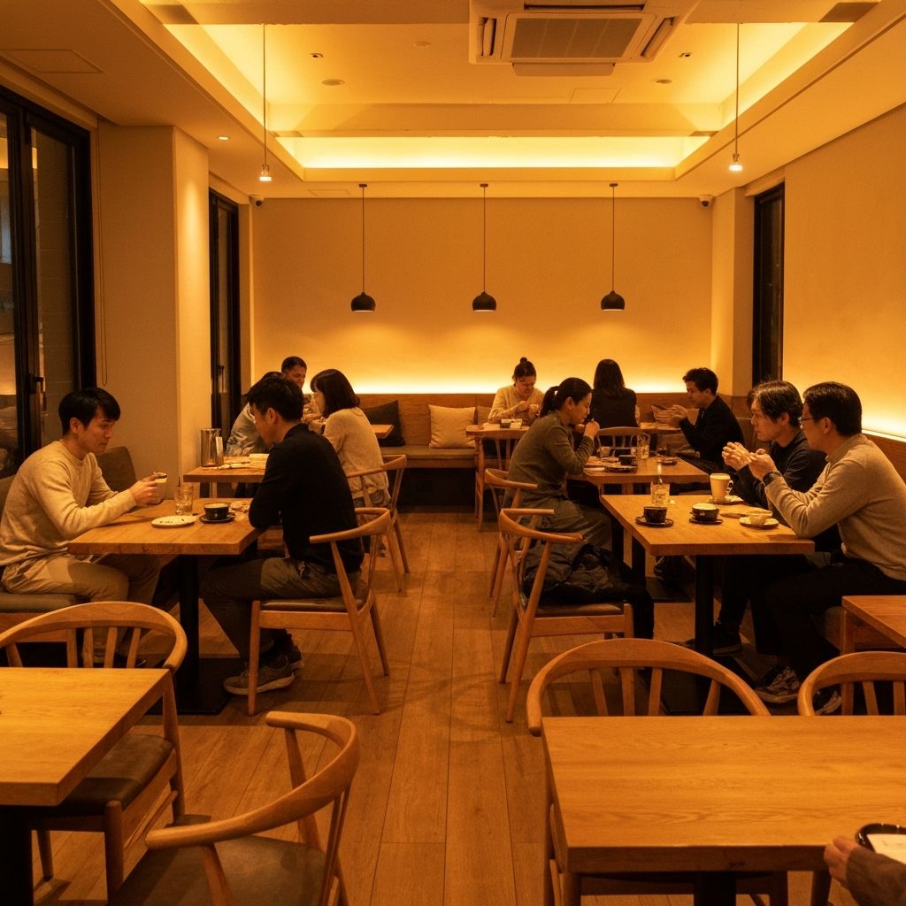 Cozy café atmosphere